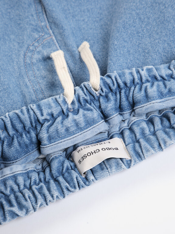 Bobo Choses bobo choses embossed denim pants // kids