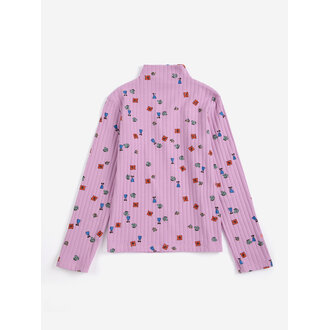 Bobo Choses blossom all over turtleneck tshirt // kids