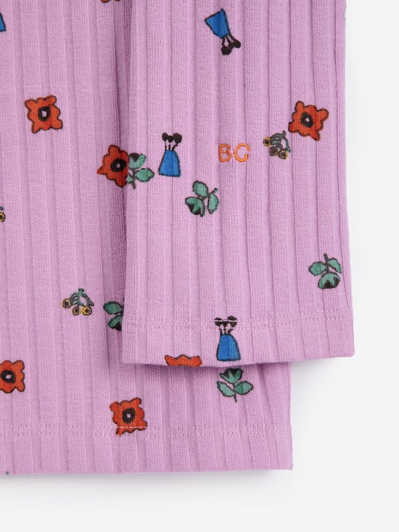 Bobo Choses blossom all over turtleneck tshirt // kids