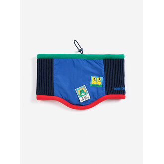 Bobo Choses bobo choses color block neck warmer blue // kids