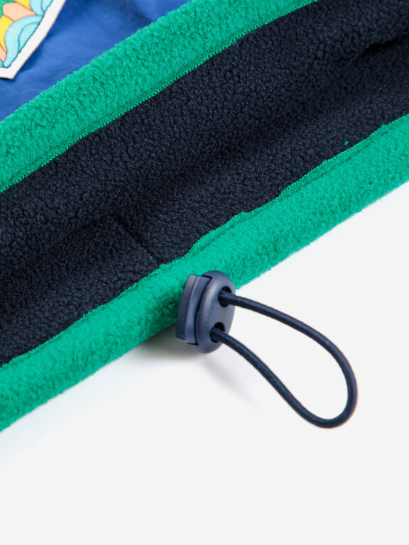 Bobo Choses bobo choses color block neck warmer blue // kids