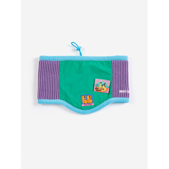 Bobo Choses bobo choses color block neck warmer purple // kids
