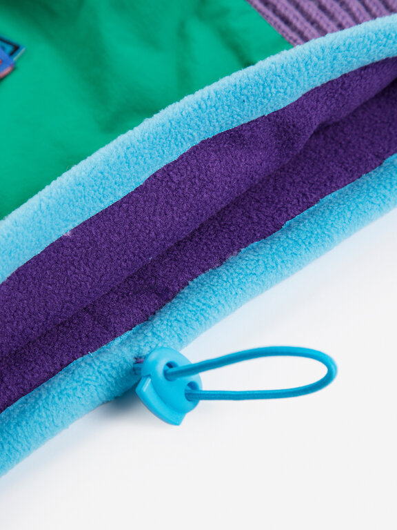 Bobo Choses bobo choses color block neck warmer purple // kids