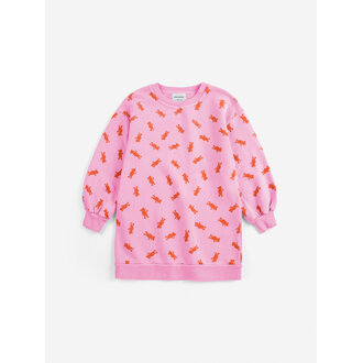 Bobo Choses softpaw monster all over sweatshirt dress // kids