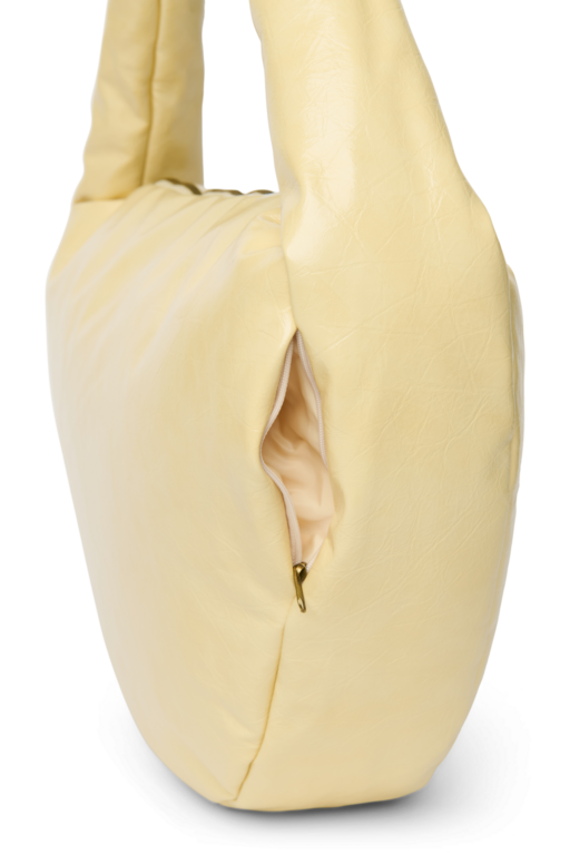 Studio Noos vegan leather cross body bag // butter yellow