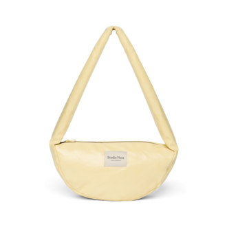Studio Noos vegan leather mini cross body bag // butter yellow