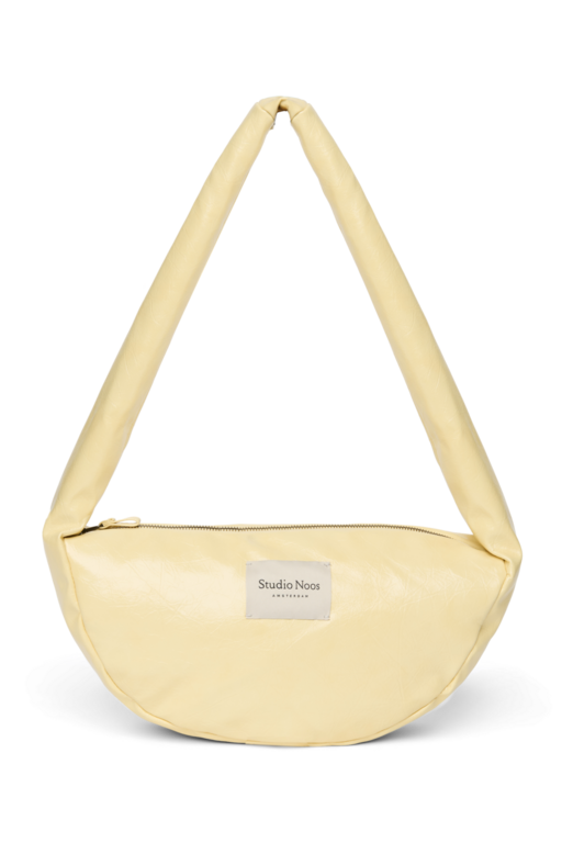 Studio Noos vegan leather mini cross body bag // butter yellow