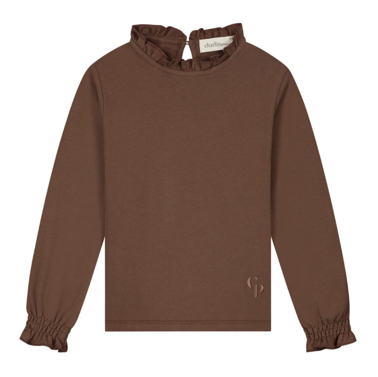 Charlie Petite juniper longsleeve // brown