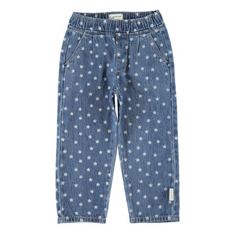 Piupiuchick trousers // washed navy denim with stars