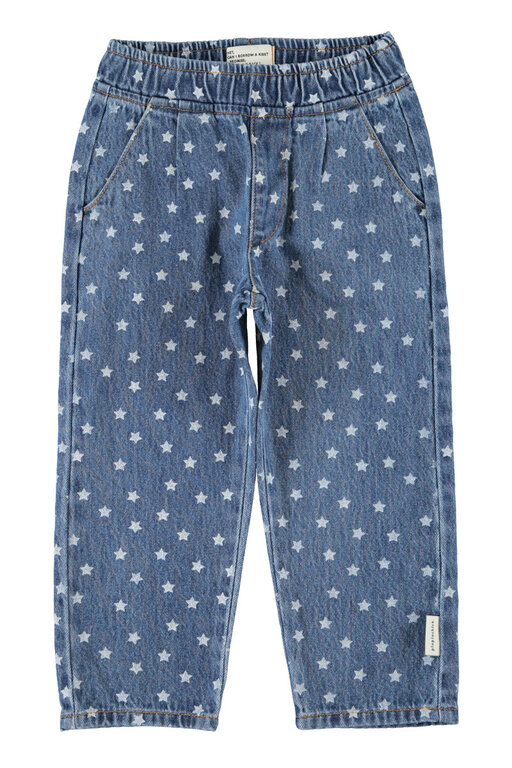 Piupiuchick trousers // washed navy denim with stars