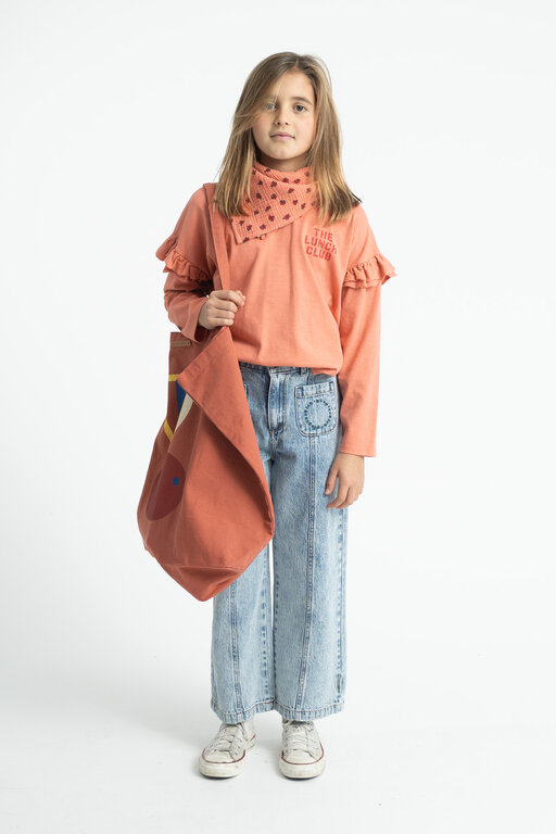 Piupiuchick flare trousers // faded light blue denim