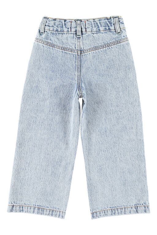 Piupiuchick flare trousers // faded light blue denim