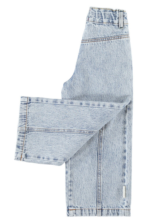 Piupiuchick flare trousers // faded light blue denim