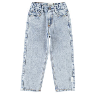Piupiuchick unisex trousers // faded light blue denim
