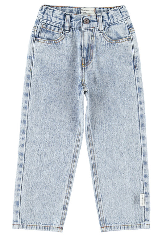 Piupiuchick unisex trousers // faded light blue denim