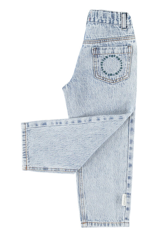 Piupiuchick unisex trousers // faded light blue denim