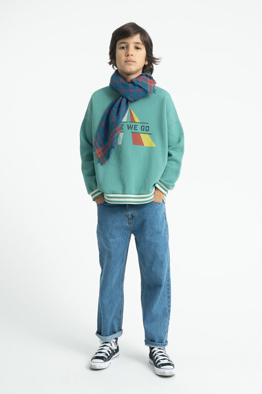 Piupiuchick unisex trousers // washed navy denim