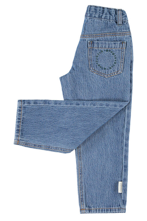 Piupiuchick unisex trousers // washed navy denim