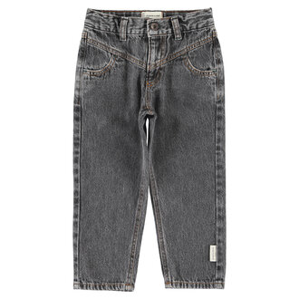 Piupiuchick mom fit trousers //  washed black denim