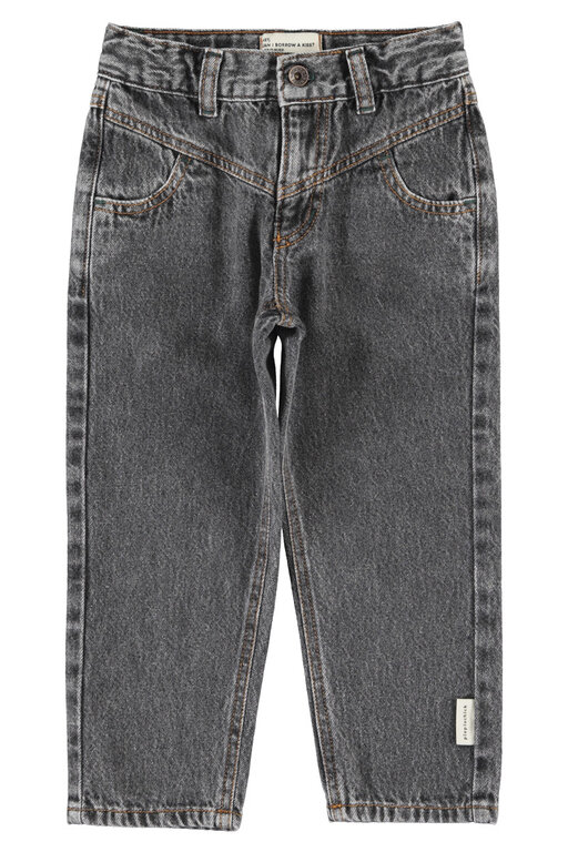 Piupiuchick mom fit trousers //  washed black denim