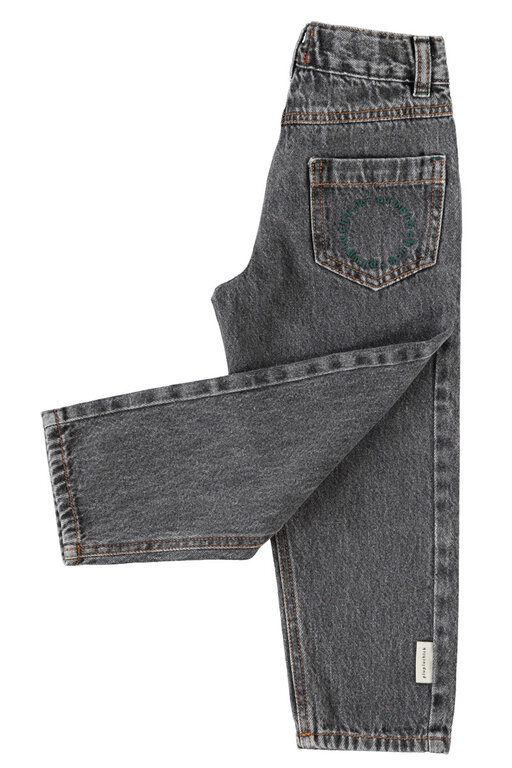 Piupiuchick mom fit trousers //  washed black denim