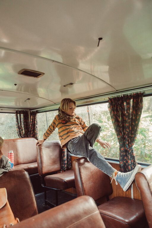 Piupiuchick unisex trousers // grey denim