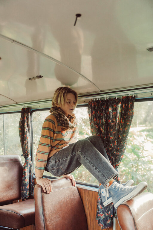 Piupiuchick unisex trousers // grey denim
