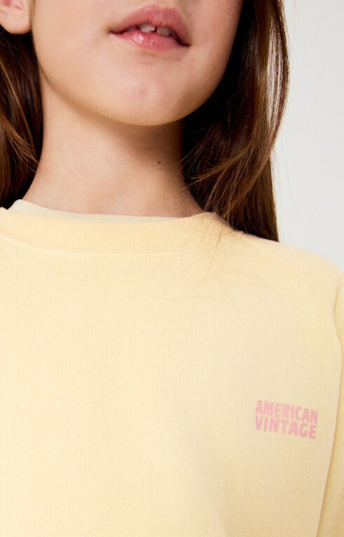 American Vintage izubird sweater //  vanille vintage