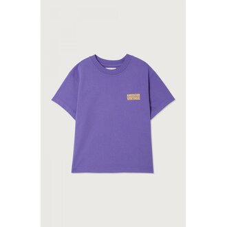 American Vintage gixy tshirt // purple