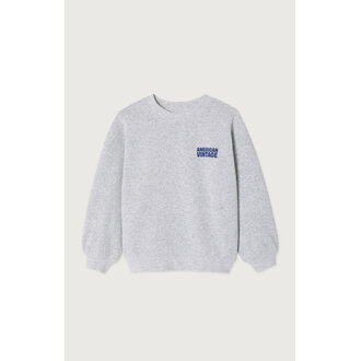American Vintage evona sweater //  gris clair chine