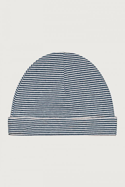Gray Label baby beanie // blue gray/cream