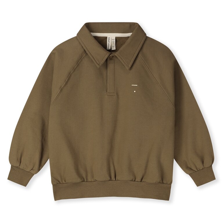 Gray Label polo sweatshirt // woody