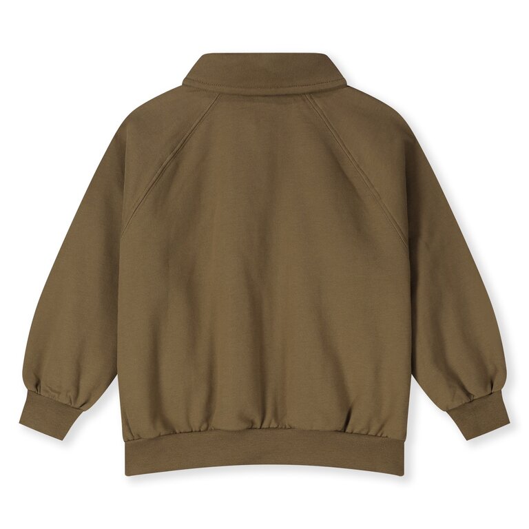 Gray Label polo sweatshirt // woody
