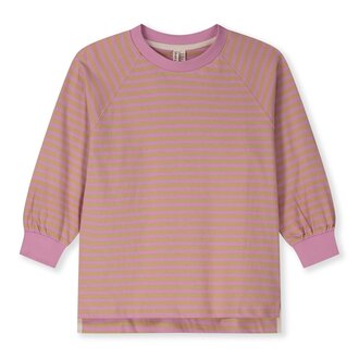 Gray Label oversized l/s tee // bubblegum / cookie