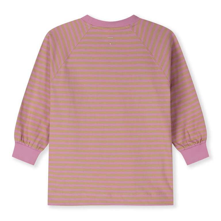 Gray Label oversized l/s tee // bubblegum / cookie