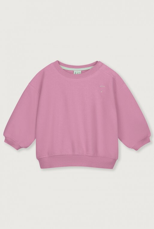 Gray Label baby dropped shoulder sweater // bubblegum