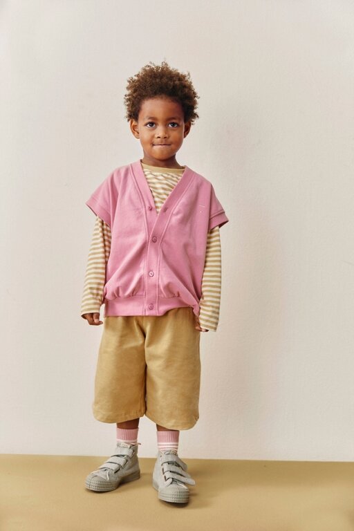 Gray Label oversized spencer cardigan // bubblegum
