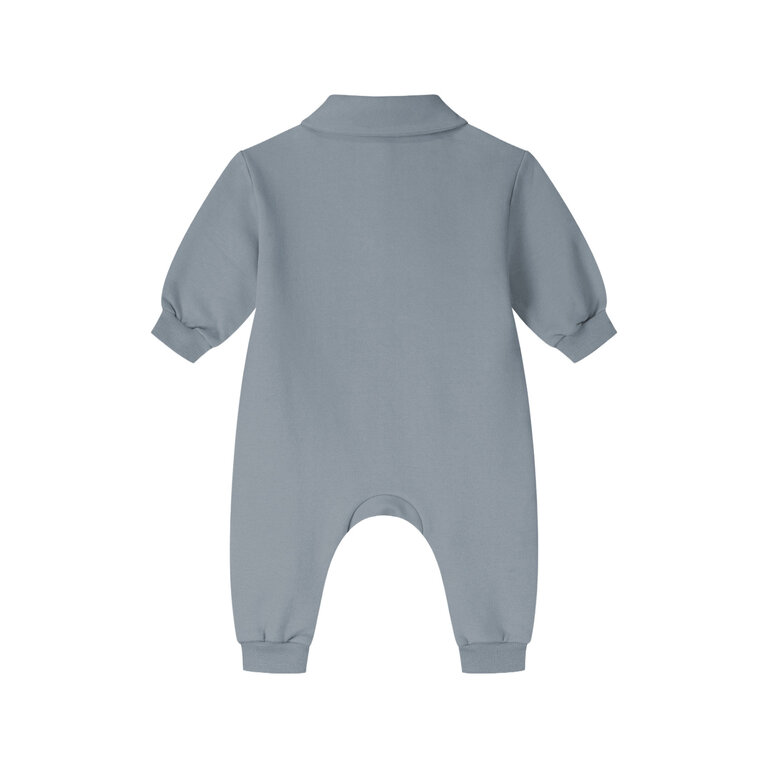 Gray Label baby collar suit // stone gray