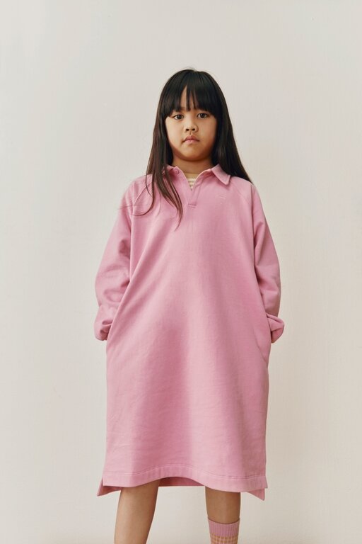Gray Label polo dress // bubblegum