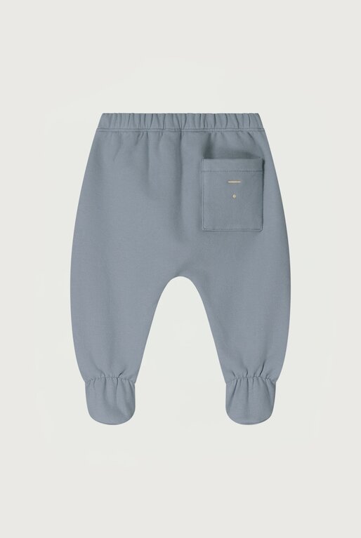 Gray Label baby balloon fit footies // stone gray