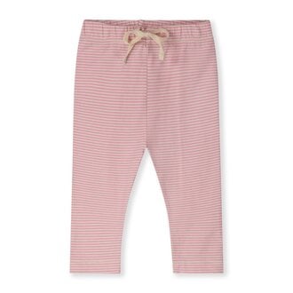 Gray Label baby leggings // bubblegum / cream