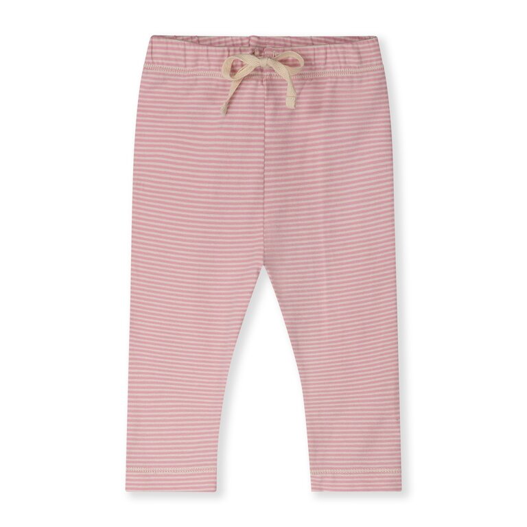 Gray Label baby leggings // bubblegum / cream