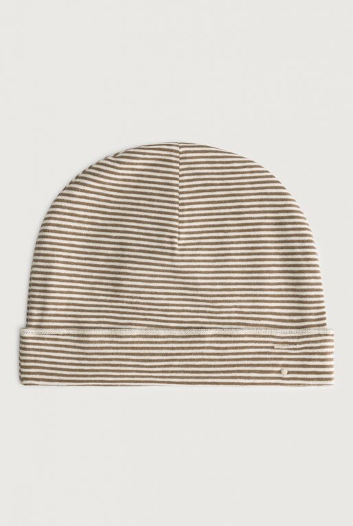 Gray Label baby beanie //  woody/cream