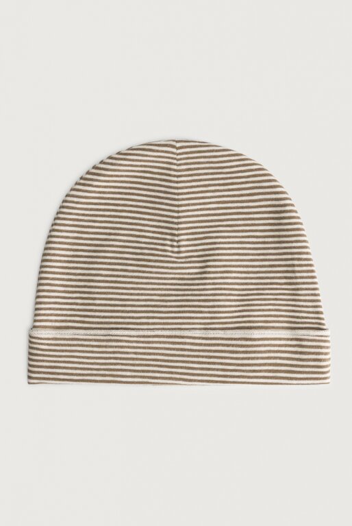 Gray Label baby beanie //  woody/cream