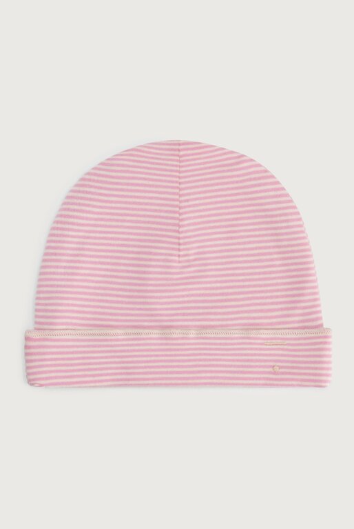 Gray Label baby beanie // bubblegum / cream