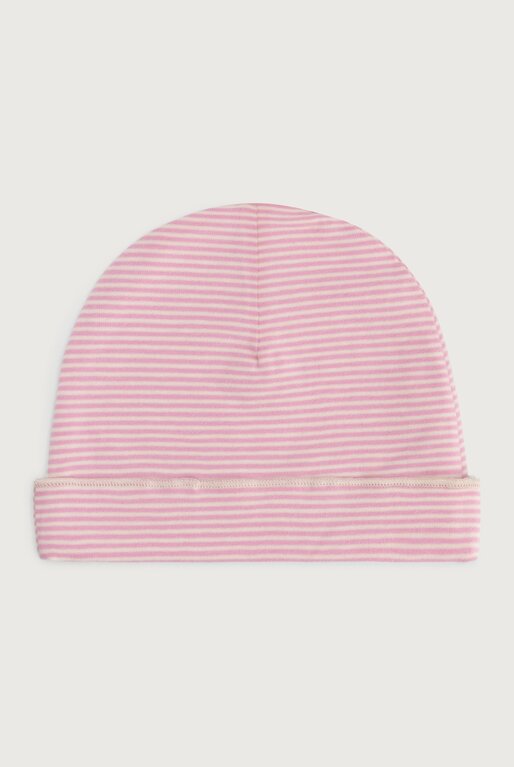 Gray Label baby beanie // bubblegum / cream
