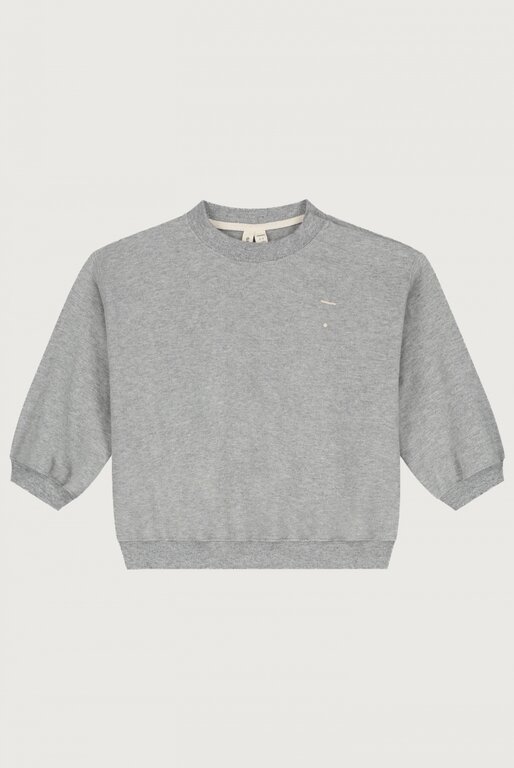 Gray Label baby dropped shoulder sweater // gray melange