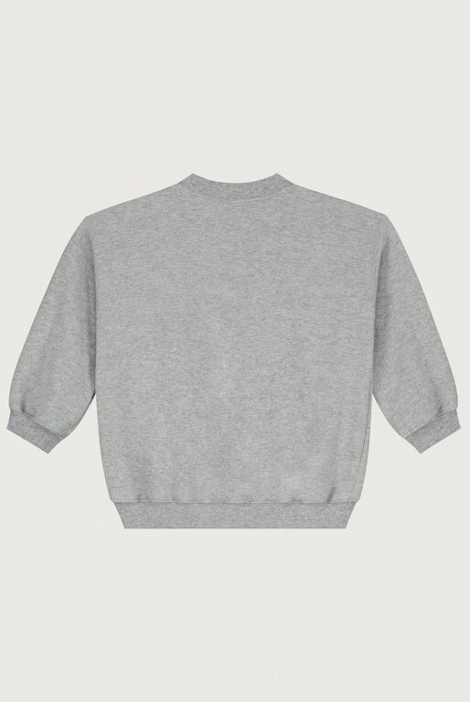 Gray Label baby dropped shoulder sweater // gray melange