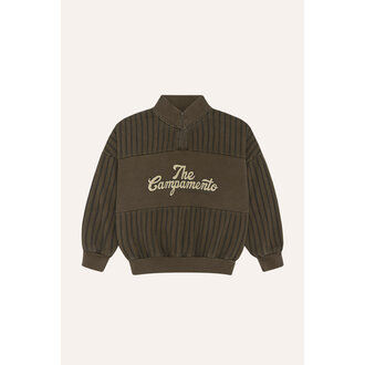 The Campamento stripes sweatshirt //  green