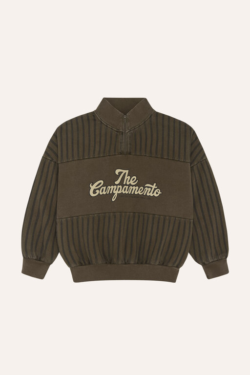The Campamento stripes sweatshirt //  green